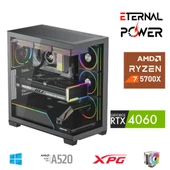 E.POWER RYZEN 7 5700X 32G DDR4 1TB M.2 RTX4060 A520 T650W - 1