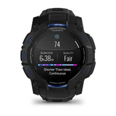 Garmin Instinct 3 - 50 mm AMOLED Siyah Mavi thumbnail 2