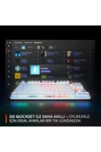 (OUTLET) SteelSeries Apex Pro TKL Gen3 OmniPoint 3.0 HiperManyetik Switch RGB Mekanik Kablolu Oyuncu Klavyesi (UK)- Beyaz thumbnail 4