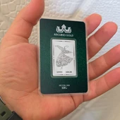 Dua ile Bütünleşen Mevlana Temalı 999 Ayar Gümüş ile Üretilmiş Hediyeye Özel 10 Gram Gümüş Külçesi-697 - 3