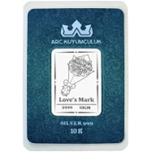 Doğanın Canlılığını Yansıtan Çiçek Temalı Hediyeye Özel 10 Gram 999 Ayar Gümüş Külçesi-688 thumbnail 1