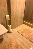 AJU Tuvalet Kağıtlığı Yedekli Gold Tasarım Ağır Döküm Ayaklı Devrilmez Banyo Tuvalet Kurulum Gerektirmez - 5
