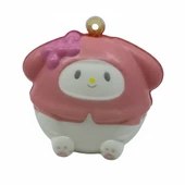 Yumuşak Squishy Çanta Süsü Aksesuarı Anahtarlık Model 2 thumbnail 3