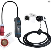 Khons 22 kW 5 m Taşınabilir Elektrikli Araç Şarj İstasyonu - 6