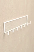 AJU Duvar Askısı Portmanto Elbise Havlu Askılığı Ev Banyo Mutfak Düzenleyici Modern 7 Kol Metal Askılık - 8