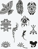 One Spray Tattoo Tulum Pack Dövme Şablon Seti thumbnail 2