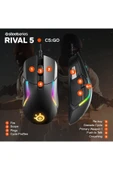 (OUTLET) SteelSeries Rival 5 Gaming Mouse 18,000 Cpı Truemove Air Optik Sensör, 9 Programlanabilir Düğme thumbnail 8