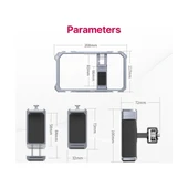 Ulanzi Telefonlar Için Universal Vlog Metal Cage Çerçeve - 5