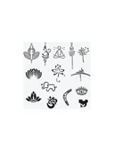 One Spray Tattoo Goa Pack Dövme Şablon Seti - 3