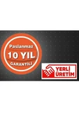 AJU Paslanmaz Metal Siyah Tuvalet Fırçası - Şık ve Fonksiyonel Klozet Fırçası - 2
