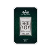 Futbol Aşkı ve Katalan Efsanesi Temalı Hediyeye Özel 10 Gram 999 Ayar Gümüş Külçesi-685 - 2