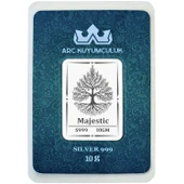 Hediyeye Özel 10 Gram Görkemli Ağaç Simgesi Olan Doğadan Esinlenen 999 Ayar Gümüş Külçesi-690 thumbnail 1