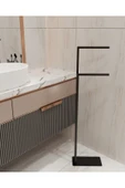 AJU Havluluk Kağıt Havlu Askısı Metal Kurulum Gerektirmez Devrilmez Banyo Düzenleyici Askılık - 4