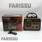 BK-7080BTS Nostaljik Görünümlü, Solar Şarjlı, USB/TF Kart/Bluetooth Müzik Çalar ve Fener - 8