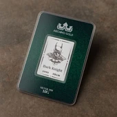 Hediyeye Özel 10 Gram Karanlıkta Parlayan Gölgelerin Kahramanını Simgeleyen 999 Ayar Gümüş Külçesi-695 - 1