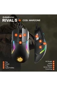 (OUTLET) SteelSeries Rival 5 Gaming Mouse 18,000 Cpı Truemove Air Optik Sensör, 9 Programlanabilir Düğme thumbnail 7