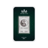 999 Ayar Gümüş ile Üretilmiş Yin Yang Sembolü ile Bütünleşen Ağaç Temalı Hediyelik 10 Gram Gümüş Külçesi-691 - 2