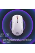 (OUTLET) SteelSeries Rival 3 Wireless Gen 2 Gaming Mouse - 2.4ghz Ve Bluetooth Bağlantı - Beyaz thumbnail 3