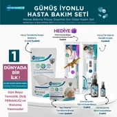 Gümüş İyonlu Yatan ve Evde Hasta Bakım Seti 12'li Perine Temizleme Mendili Hediyeli thumbnail 1