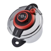 Vera Düdüklü Tencere Seti 4+6 Litre Kırmızı - 5