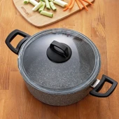 Titanium Granit Derin Tencere 24 cm - 1