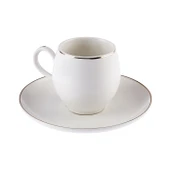 Freya 6 Kişilik Porselen Kahve Fincan Takımı - 5