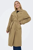 Only 15355443 Kadin Trenckot - Camel thumbnail 2