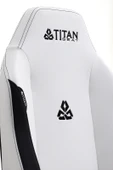 Titanseat Throne Leather White Deri Oyuncu Koltuğu - 2