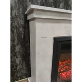 Dlc 1164S Retro 1800 Watt Taş Desenli Bluetooth ve Ses Efektli Dekoratif Elektrikli Şömine thumbnail 3