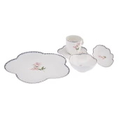 Lilium Porselen 32 Parça 6 Kişilik Kahvaltı/Servis Takımı - 2