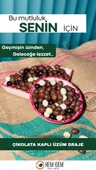 Hemdem Çikolata Kaplı Üzüm 250 gr - 1