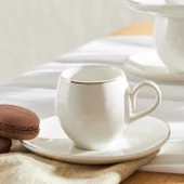 Freya 6 Kişilik Porselen Kahve Fincan Takımı - 1