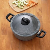 Titanium Granit Derin Tencere 20 cm - 1