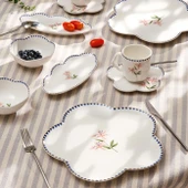 Lilium Porselen 32 Parça 6 Kişilik Kahvaltı/Servis Takımı - 1