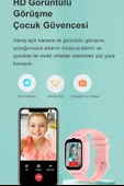 Sim Kartlı GPS'Lİ Kameralı Görüntülü Görüşmeli Çocuk Güvenliği İçin Akıllı Saat - 4