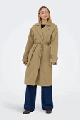 Only 15355443 Kadin Trenckot - Camel thumbnail 1