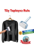 Tüy Toplayıcı Rulo, Kedi Köpek Tüyü Elbise Kanepe Araba Koltuğu Yapışkanlı Temizleme Rulo 60 Yaprak thumbnail 5