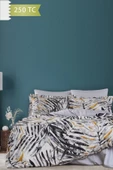 Varol 250 TC Bambu Karışımlı Pamuk Saten Nevresim Takımı – Family Size - LECCE thumbnail 1