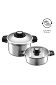 Quick And Safe Indüksiyon Tabanlı Düdüklü Tencere Seti 4+6 Lt - 1