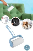 Tüy Toplayıcı Rulo, Kedi Köpek Tüyü Elbise Kanepe Araba Koltuğu Yapışkanlı Temizleme Rulo 60 Yaprak thumbnail 6