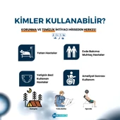 Gümüş İyonlu 1 Aylık Hasta Bakım Seti , (Vücut Kesesi, 2x Mendil, 4x Saç Bonesi, 50 ml Dezenfektan) thumbnail 7