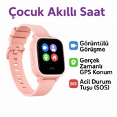 Sim Kartlı GPS'Lİ Kameralı Görüntülü Görüşmeli Çocuk Güvenliği İçin Akıllı Saat - 1