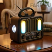 Solar Şarjlı Müzik Kutusu: AM/FM/SW Radyo & Bluetooth Hoparlör (BK-7081BTS) - 1