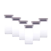 Arya 6'lı Saklama Kabı Kare Büyük Bej - 2