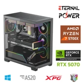 ETERNAL POWER RYZEN 7 5700X 32G DDR4 1TB M.2 RTX5070 A520 T750W thumbnail 1
