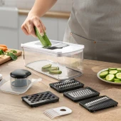 Emsan Smart Hazneli Doğrayıcı Beyaz 10 Parça thumbnail 6