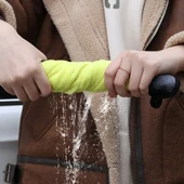 Yünlü Mikrofiber Araba Temizlik Bezi 50x70 cm thumbnail 3