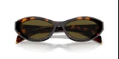Prada PR 26ZS 14L09Z Honey Tortoise-Dark Brown Kadın Güneş Gözlüğü thumbnail 2