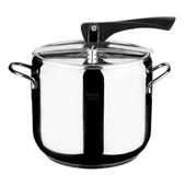 Hisar Optima Bergama İndüksiyon Tabanlı Düdüklü Tencere 6 Lt. - Siyah thumbnail 6