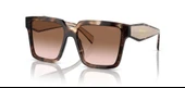 Prada PR 24ZS 07R0A6 Caramel Tortoise-Brown Kadın Güneş Gözlüğü thumbnail 1